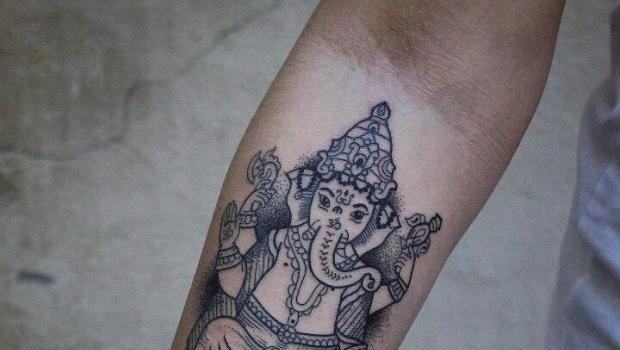 Ganeša tetovējuma nozīme Ganeša simbola galvenās nozīmes tetovēšanas mākslā